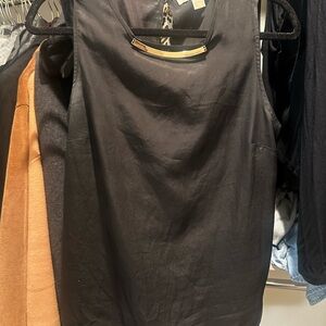 Michael Kors Black Sleeveless Blouse